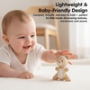 image:imagePlanToys LittleBear Wooden Baby Rattle amp Grasping Toy  Montessori Sensory Development for Coordination Focus amp Auditory Learning  EcoFriendly Infant Educational ToyLittle Bear